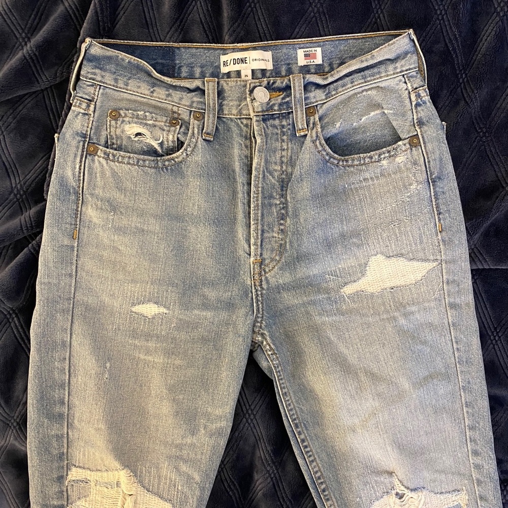 Re/Done High Rise Ankle Crop